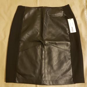 Faux leather/spandex Pencil Skirt